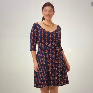 Leota NY Ilana dress in Giraffe print sz xl